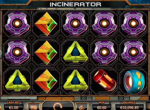 Символи ігрового апарату Incinerator