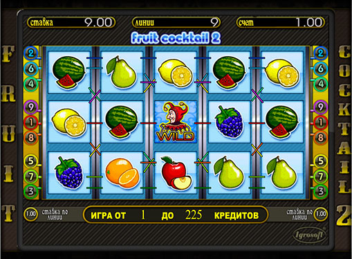 Символи гри і Wild на апараті Fruit Cocktail 2